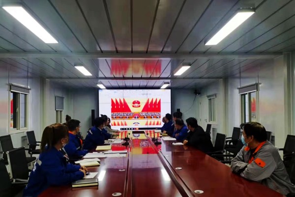 陕煤建设澄合分公司上下联动掀起学习全国“两会”精神热潮