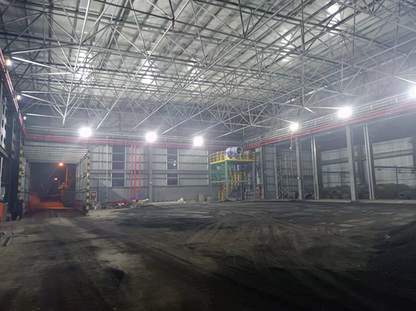 陕煤建设汉中分公司承建的中和料场焦炭地仓封闭项目顺利通过验收