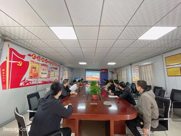 陕煤建设矿建二公司车村项目部多项活动庆祝中国共青团成立100周年