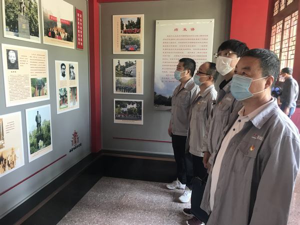 陕煤建设韩城分公司土建二项目部：红色教育基地讲党课 让党员教育“走新”更“走心”