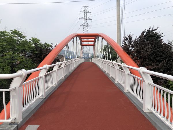 陕煤建设天工公司承建的大佛寺煤矿人行天桥工程顺利完工