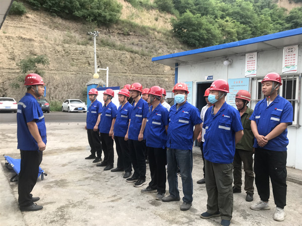陕煤建设澄合分公司第三安装队专培+演练把好施工生产安全关