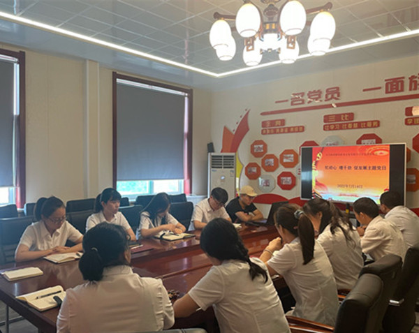 陕煤建设机电安装公司机关党支部开展主题党日活动