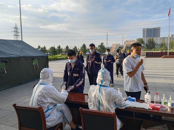 陕煤建设洗选煤运营公司神渭首端运营项目部:疫情防控“有我在” 安全生产“有你在”