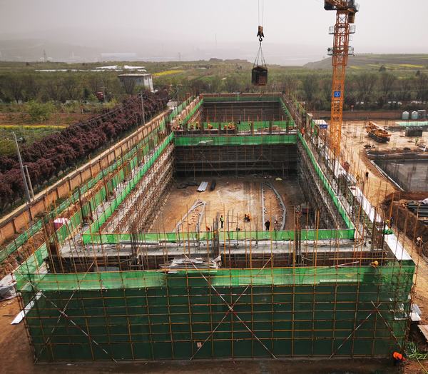 中央储备粮铜川直属库有限公司梅坪分公司仓储项目散装平房仓工程顺利通过主体验收