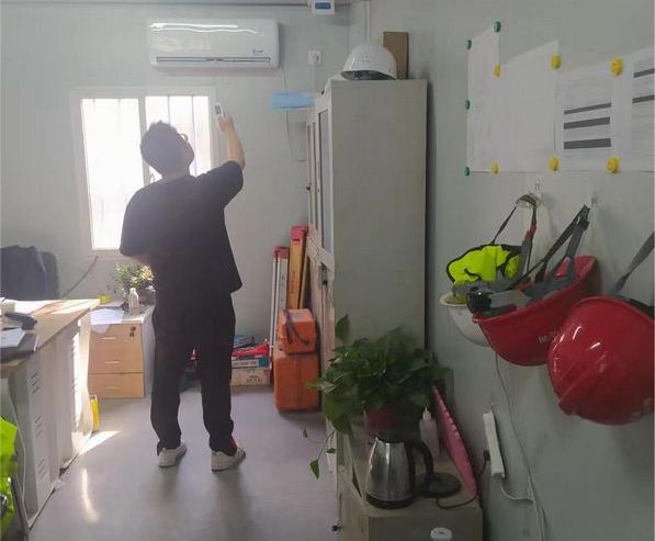 陕煤建设天工公司土建四部：办公区装上了格力新空调