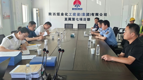 榆林市发改委党组成员、副主任王雷涛一行莅临中共榆林市委党校新校区建设项目检查指导工作