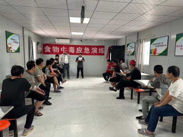 陕煤建设矿建二公司积极开展应急演练活动