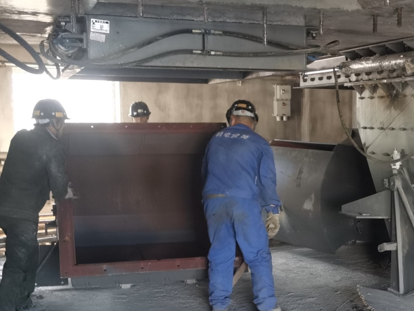 陕煤建设机电安装公司黄陵项目部储煤设备改造项目稳步推进