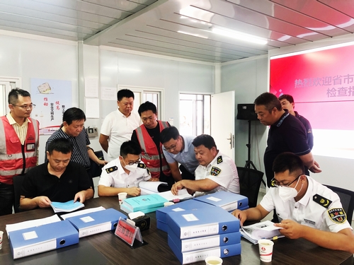 陕西省治欠办核查组莅临中共榆林市委党校（新校区）建设项目督导检查工作