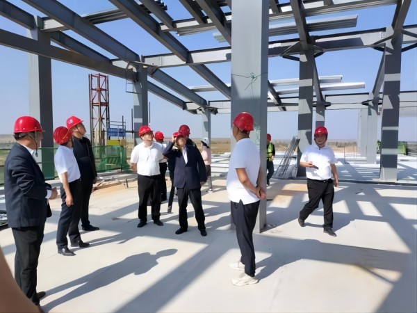 陕煤建设绿宇公司:柠条塔南翼生态产业园建设项目顺利通过主体工程验收