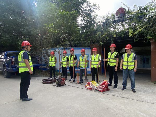 陕煤建设路桥分公司渭南项目部多举措牢筑防汛“安全堤”