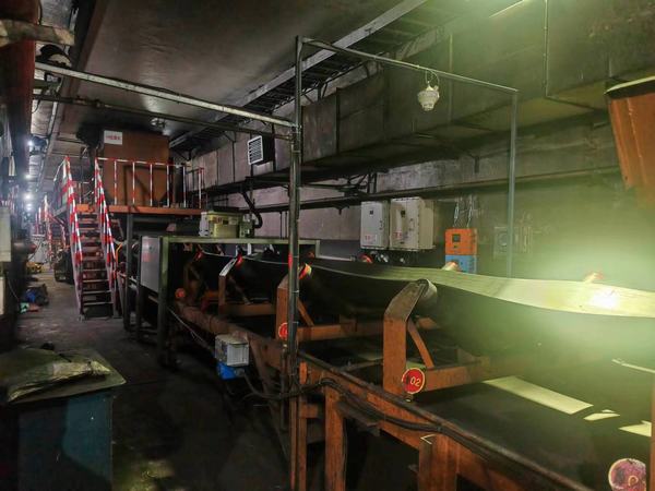 陕煤建设洗选煤运营公司第二项目部：柠条塔721、722胶带机带面更换工程顺利完工