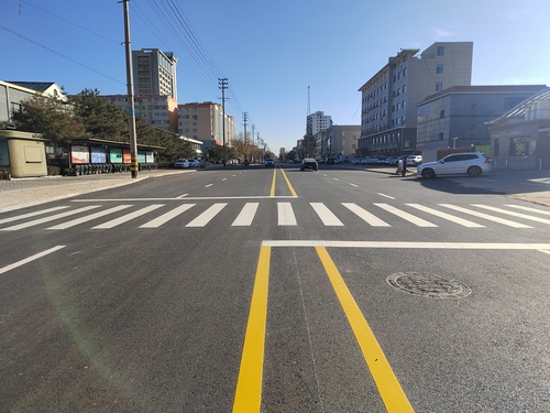 陕煤建设承建的上郡北路顺利通车！