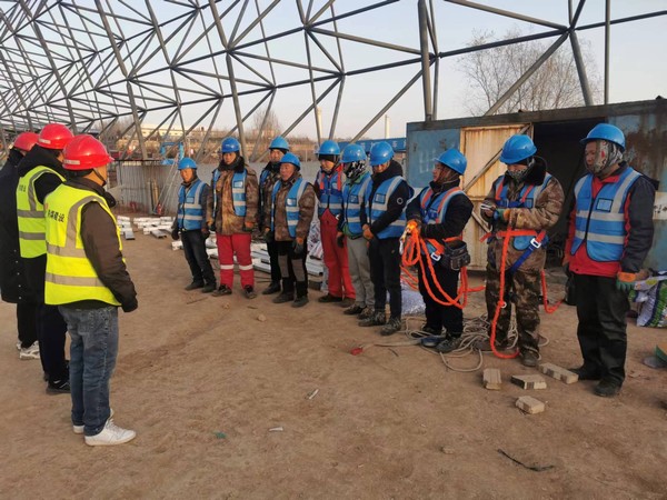 陕煤建设铜煤公司基层项目部：“抗严寒，保进度”奋战正当时