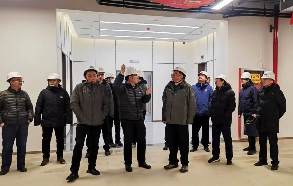 中电科二十所所长一行莅临北斗星基增强系统运营服务中心基地建设项目观摩调研