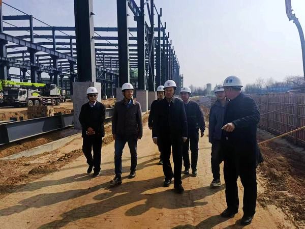 陕西建安工程监理单位深入设备维修中心液压支架修理车间工程指导检查工作