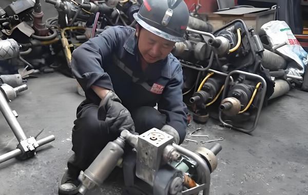 陕煤建设矿建二公司王峰项目部“变废为宝”—废旧零件的华丽转身记