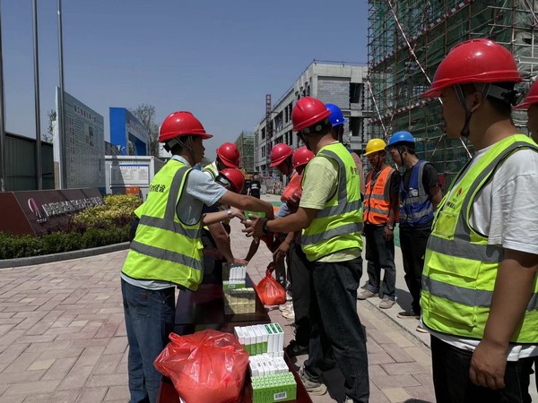 陕煤建设铜煤公司十五项目部：战高温、不服“暑”掀起大干热潮