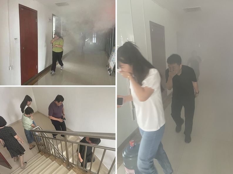 陕煤建设天工公司：聚邻里单位合力助演练，依应急方案逃生显真章