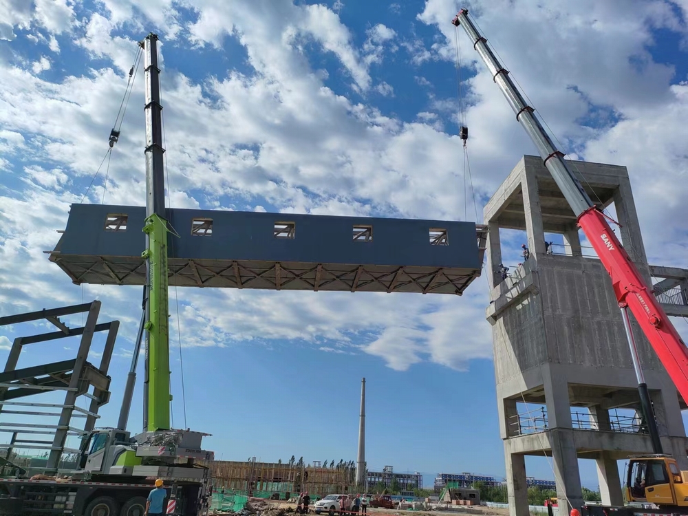 陕煤建设天工公司新疆第一项目部:两“桥”空中架 “长廊”变通途