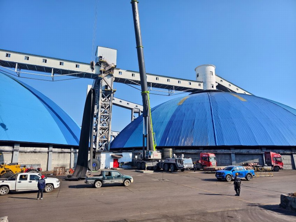 陕煤建设洗选煤运营公司第三项目部：风雨无阻保生产，103 胶带机更换带面工程纪实