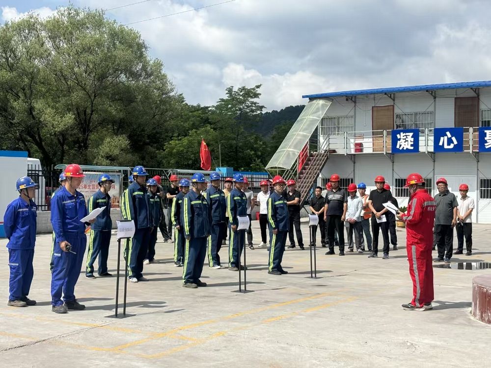 陕煤建设机电安装公司：多项目部联动演练 筑牢安全生产“生命线”​