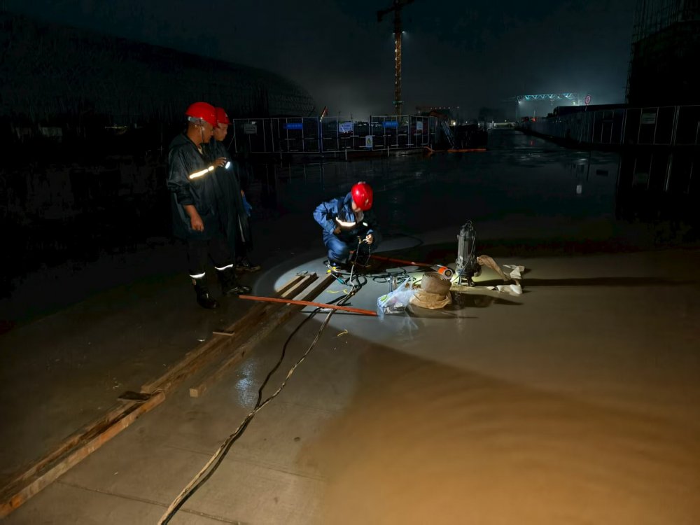 陕煤建设韩城分公司土建四项目部:风雨无阻赶工期 昼夜奋战显担当