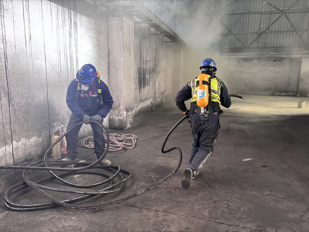 陕煤建设洗选煤运营公司榆阳运营项目部:演练淬精兵 防患于未“燃”