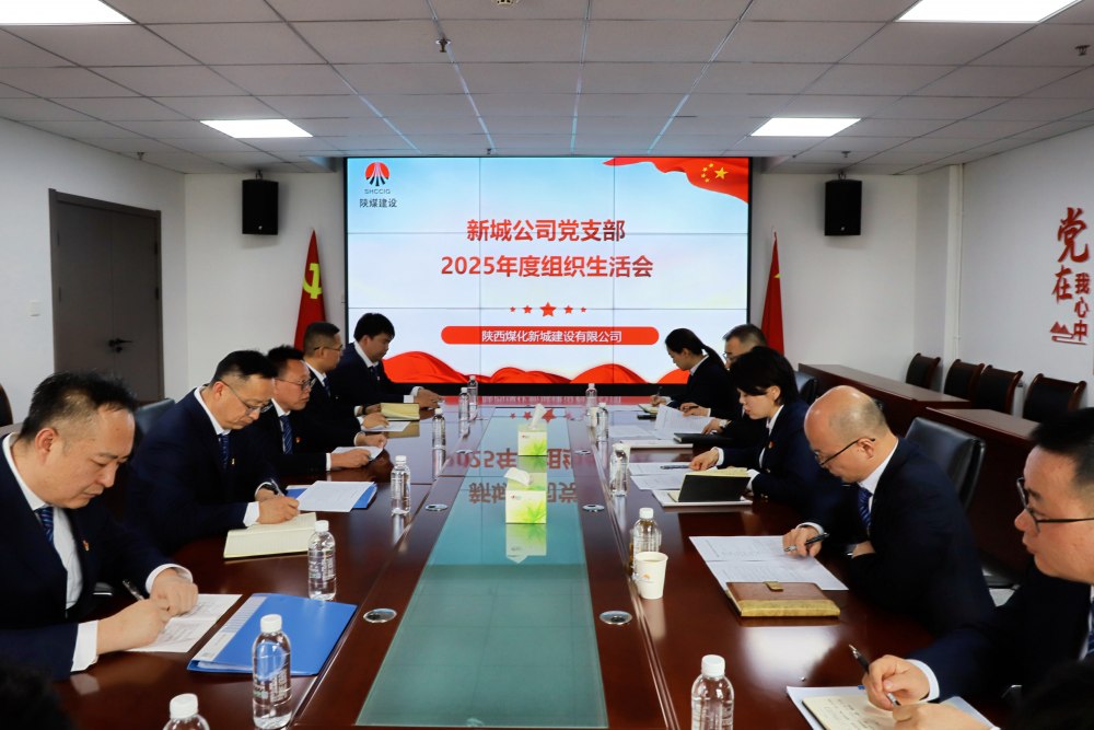 陕煤建设新城公司召开2025年度组织生活会