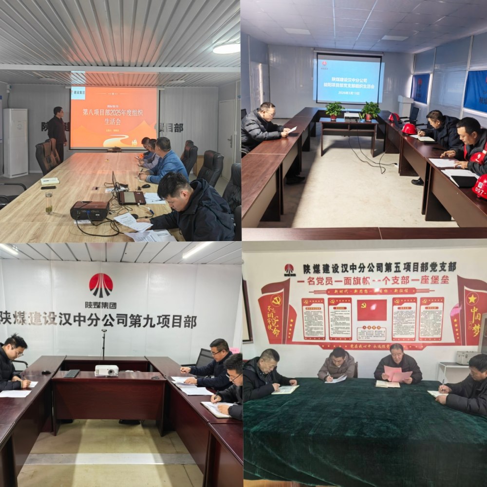 陕煤建设汉中分公司党总支所属各党支部高质量召开2025年度组织生活会