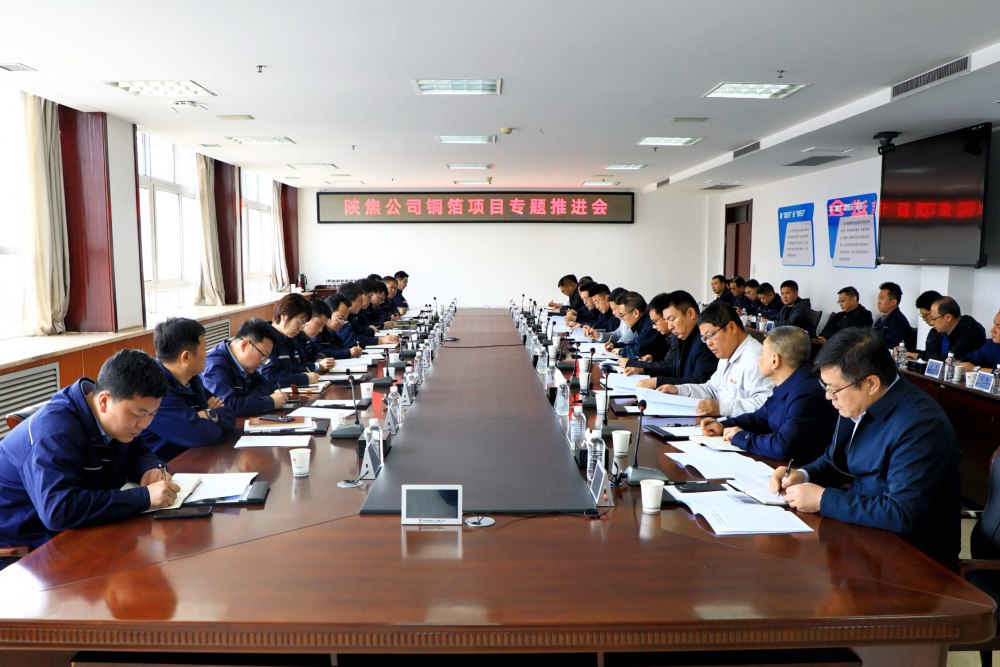 赵敬凯到陕焦公司参加铜箔项目推进会