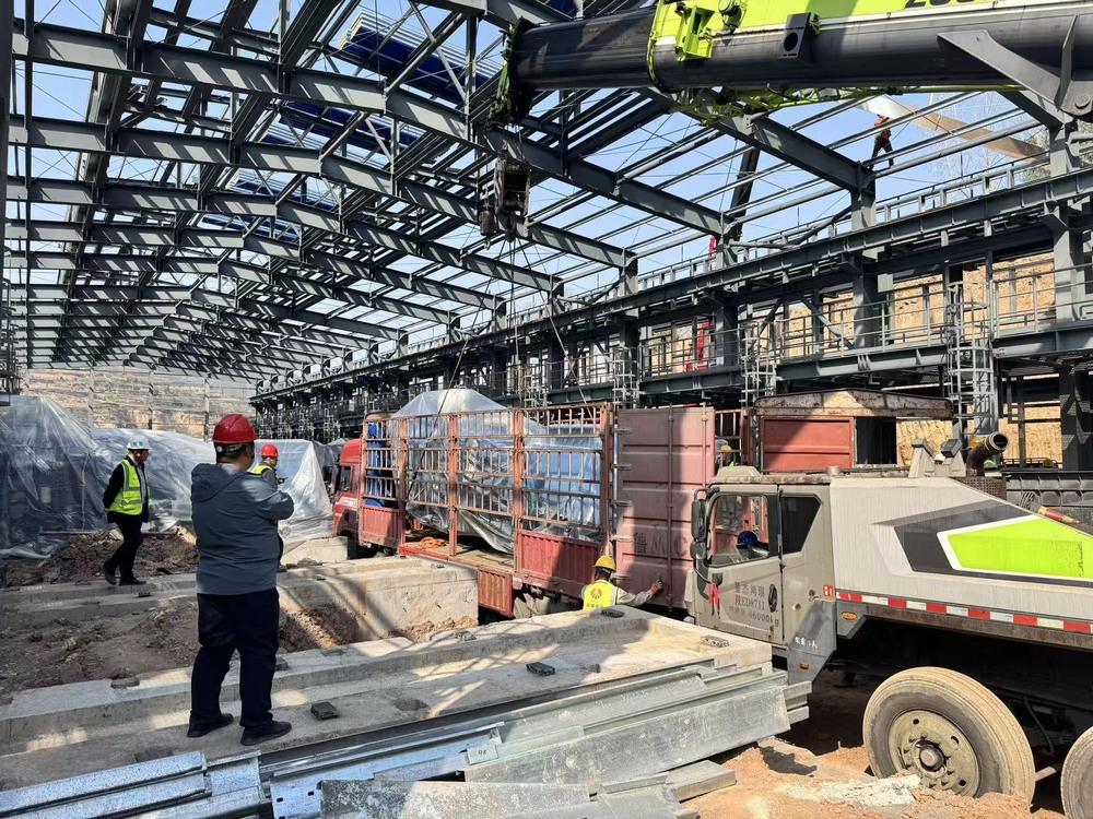 陕煤建设洗选煤运营公司：精益攻坚  按下项目建设“实干键”