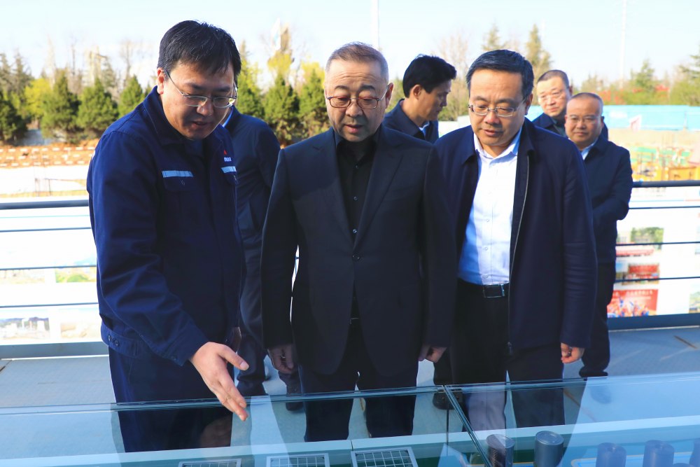 陕西省发展改革委党组书记、主任王青峰莅临铜创能材项目调研指导工作