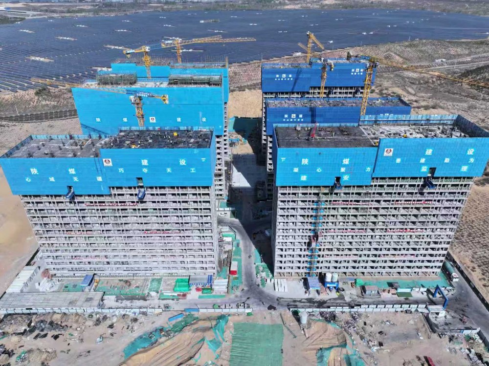 榆林化学倒班宿舍2#楼提前封顶，开启项目交付新征程