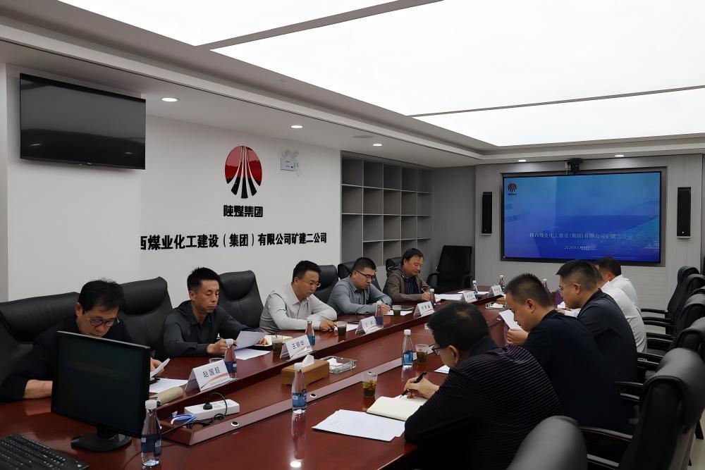 王博到陕煤建设矿建二公司进行调研指导