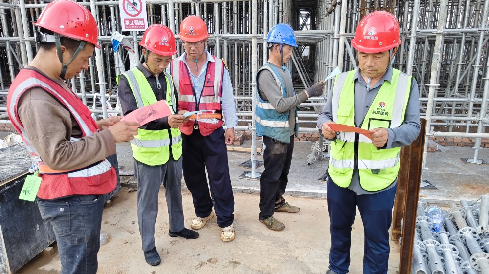 陕煤建设渭南分公司第一项目部:筑安五月守初心 实干护航启新程