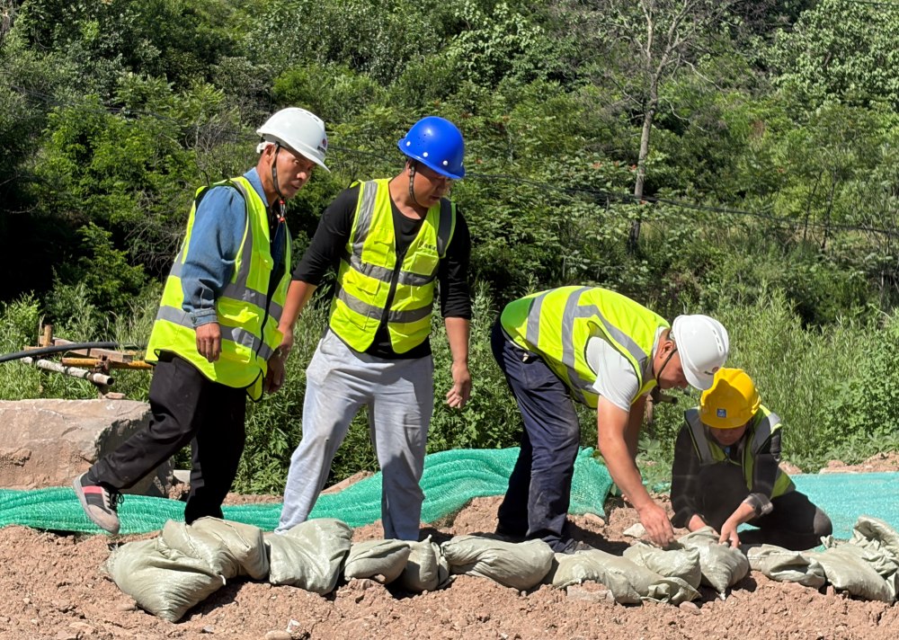 陕煤建设韩城分公司土建六项目部:“防、查、练”筑牢防汛“安全堤”