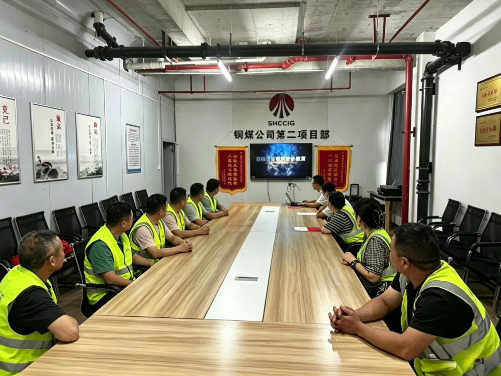 陕煤建设铜煤公司第二项目部党支部：党建引领筑安全，凝心聚力筑防线
