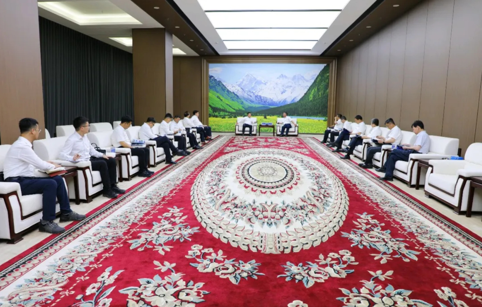 陕煤建设赴中煤新疆公司座谈交流