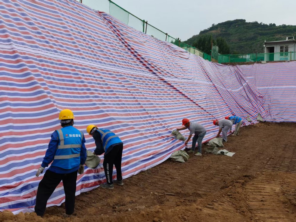 陕煤建设韩城分公司土建十三项目部:高温汛期守底线 硬核举措护平安