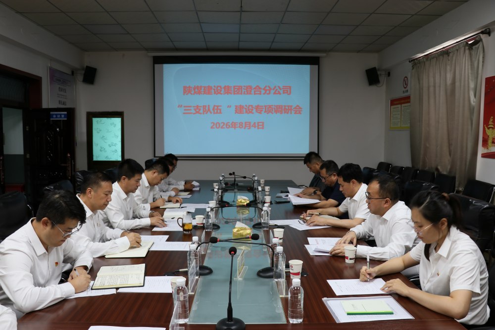 司正林到澄合分公司开展调研并进行旁听督导