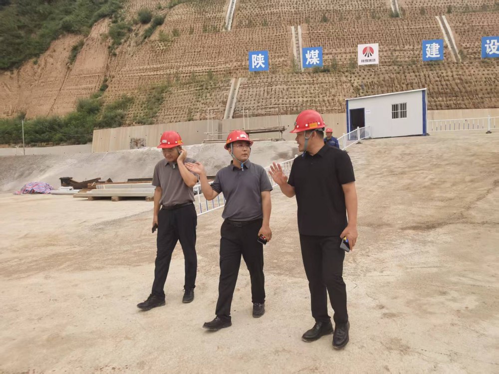 王博深入矿建三公司山阳项目检查指导工作